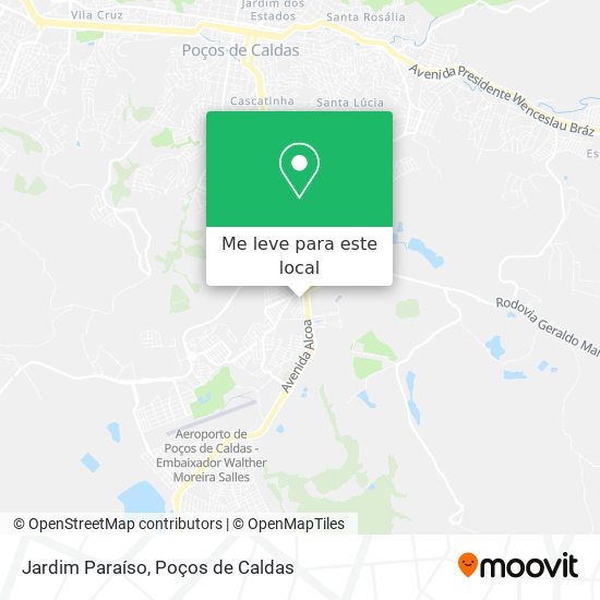 Jardim Paraíso mapa