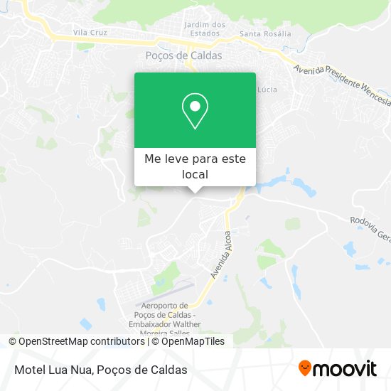 Motel Lua Nua mapa