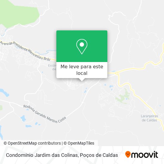 Condomínio Jardim das Colinas mapa