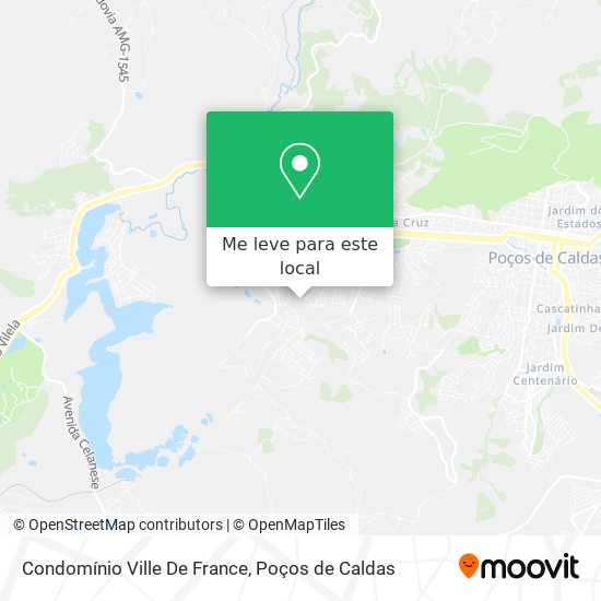 Condomínio Ville De France mapa