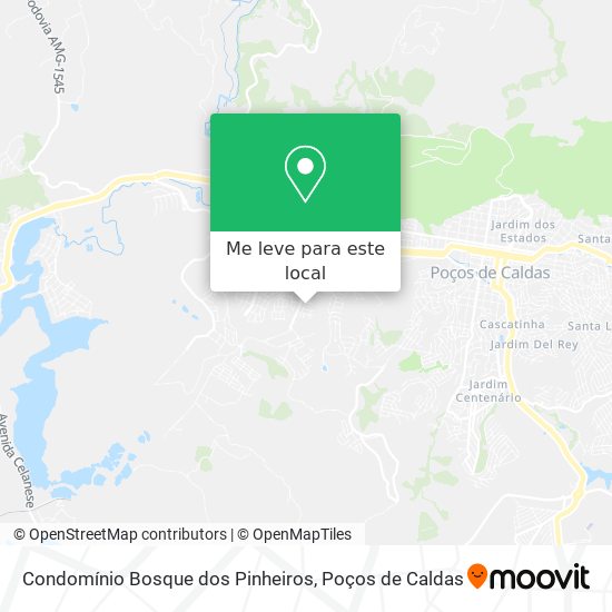 Condomínio Bosque dos Pinheiros mapa