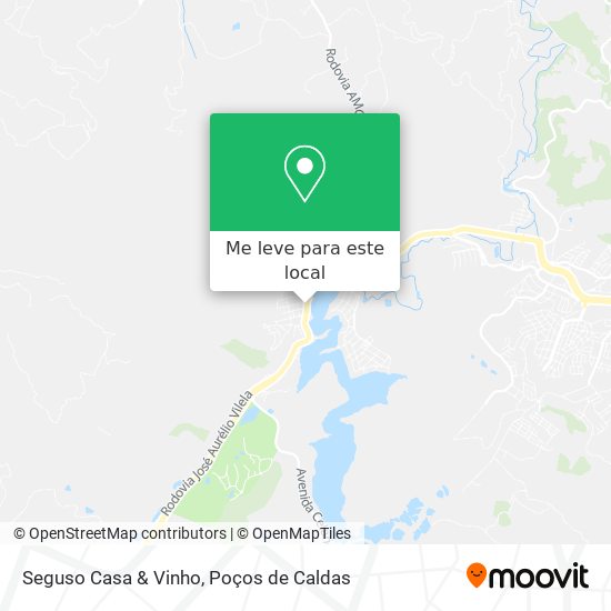 Seguso Casa & Vinho mapa