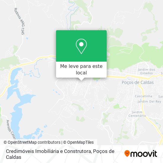 Credimóveis Imobiliária e Construtora mapa