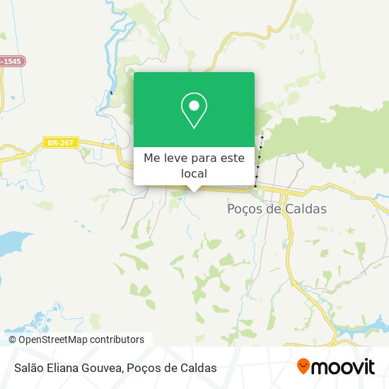 Salão Eliana Gouvea mapa