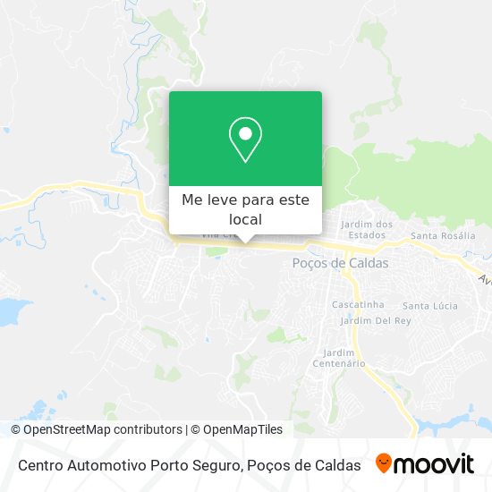 Centro Automotivo Porto Seguro mapa