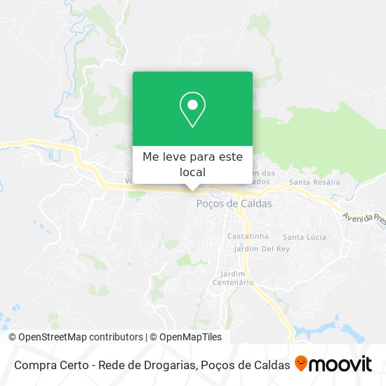 Compra Certo - Rede de Drogarias mapa