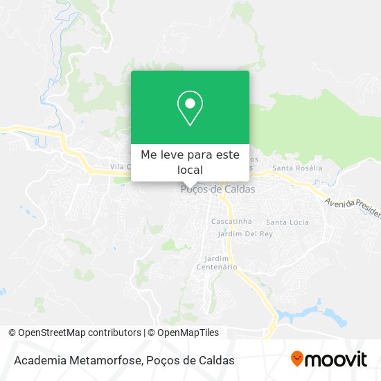 Academia Metamorfose mapa