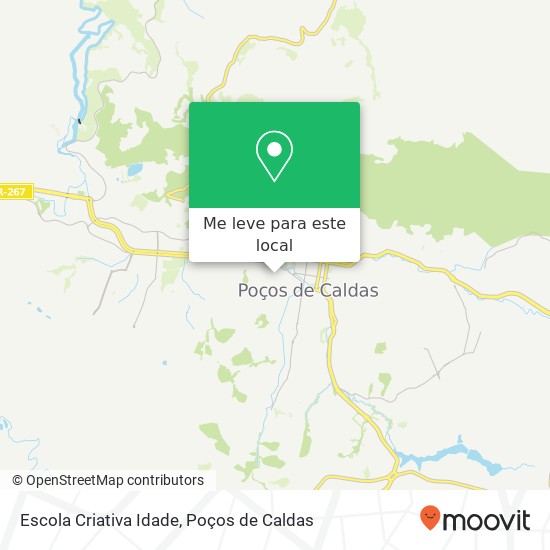 Escola Criativa Idade mapa