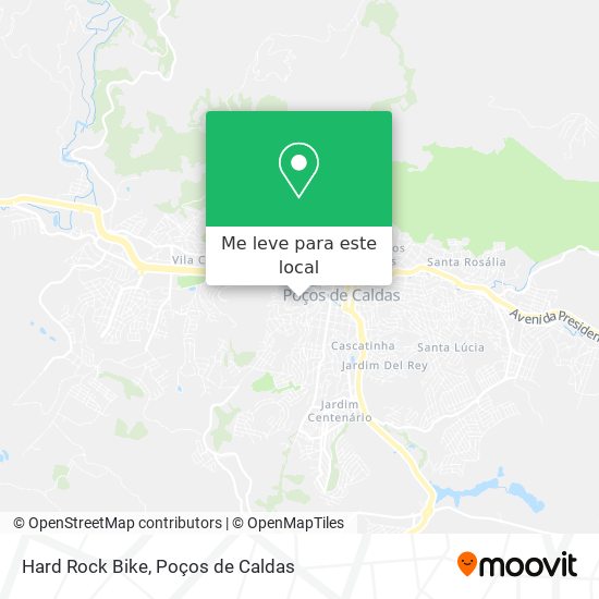 Hard Rock Bike mapa