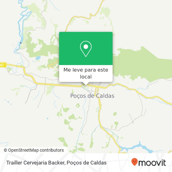 Trailler Cervejaria Backer mapa