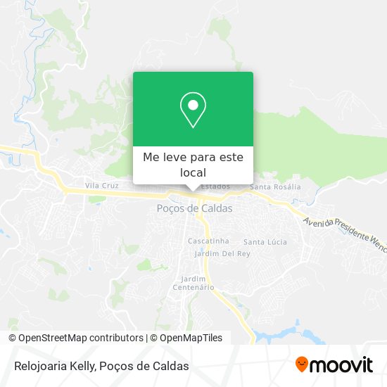 Relojoaria Kelly mapa