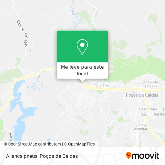 Alianca pneus mapa