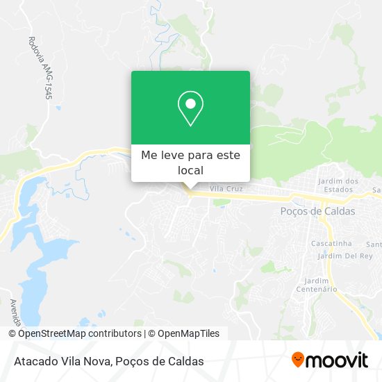 Atacado Vila Nova mapa