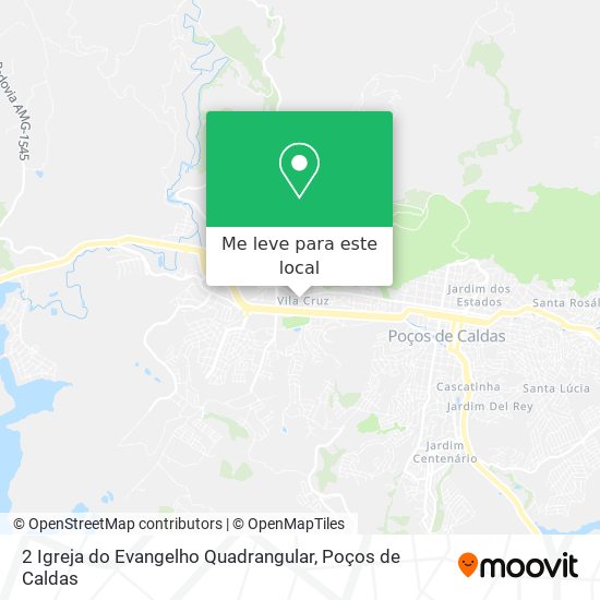 2 Igreja do Evangelho Quadrangular mapa