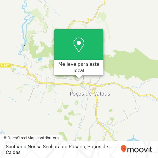 Santuário Nossa Senhora do Rosário mapa