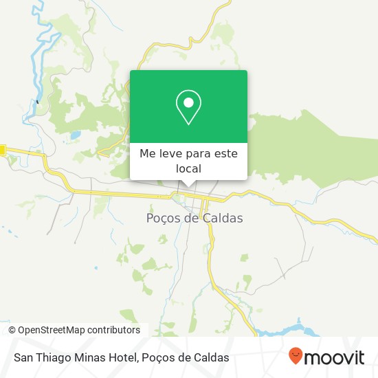 San Thiago Minas Hotel mapa