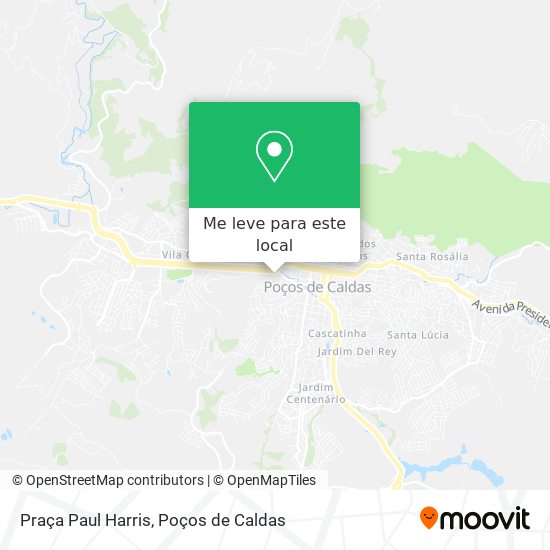 Praça Paul Harris mapa