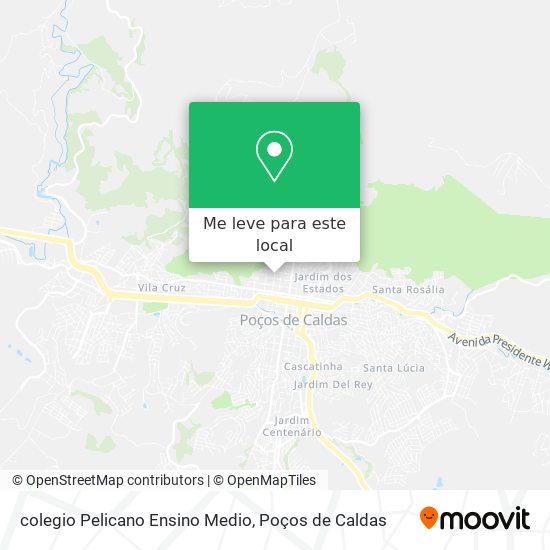 colegio Pelicano Ensino Medio mapa