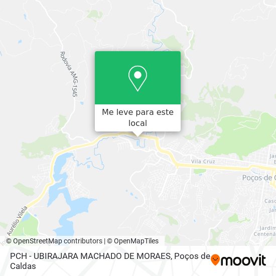 PCH - UBIRAJARA MACHADO DE MORAES mapa