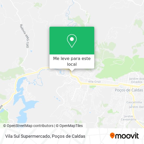 Vila Sul Supermercado mapa