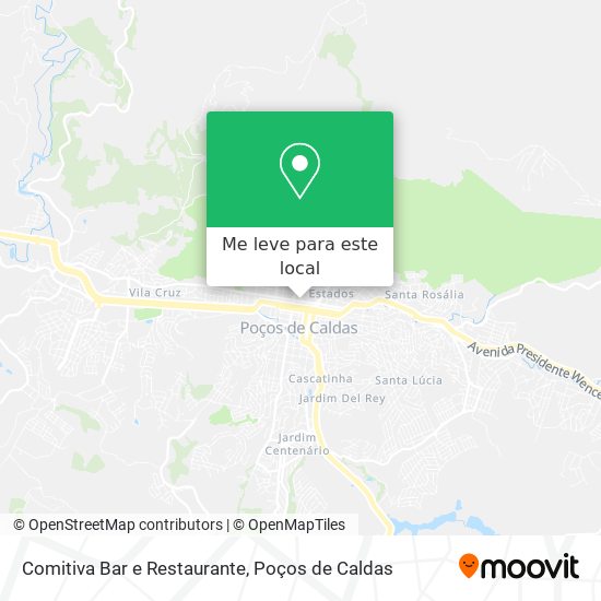 Comitiva Bar e Restaurante mapa