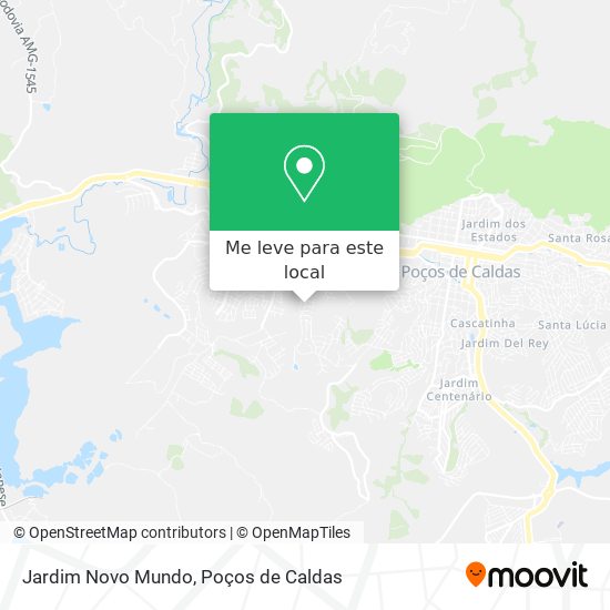 Jardim Novo Mundo mapa