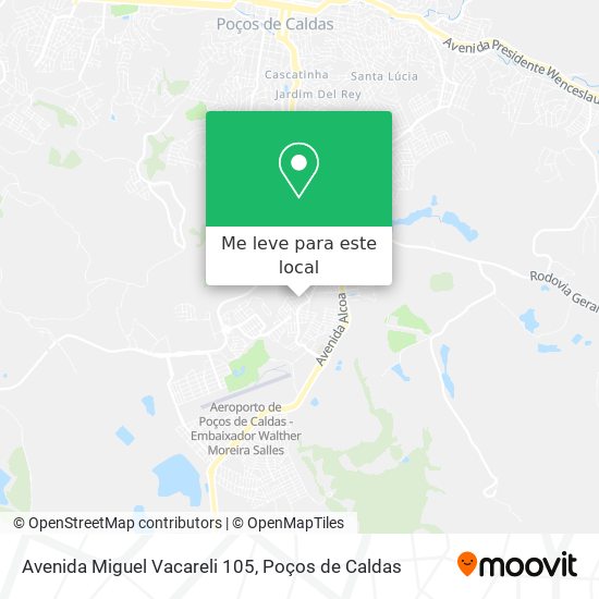 Avenida Miguel Vacareli 105 mapa