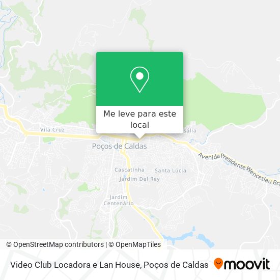 Video Club Locadora e Lan House mapa