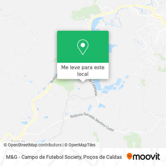 M&G - Campo de Futebol Society mapa