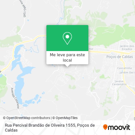 Rua Percival Brandão de Oliveira 1555 mapa