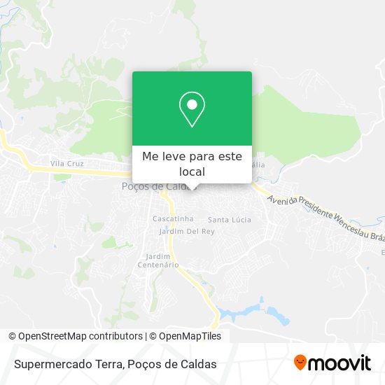 Supermercado Terra mapa