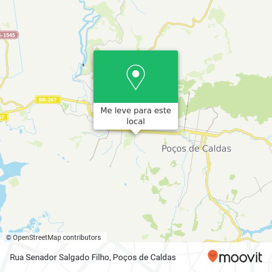 Rua Senador Salgado Filho mapa