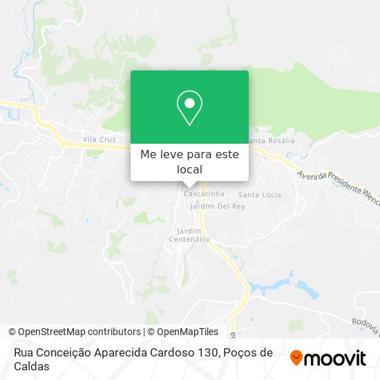 Rua Conceição Aparecida Cardoso 130 mapa