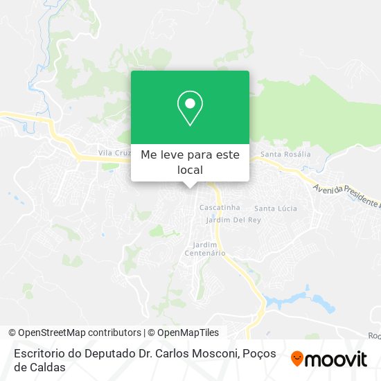 Escritorio do Deputado Dr. Carlos Mosconi mapa