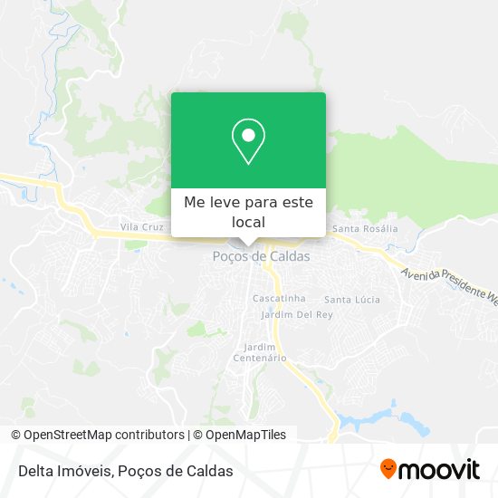 Delta Imóveis mapa