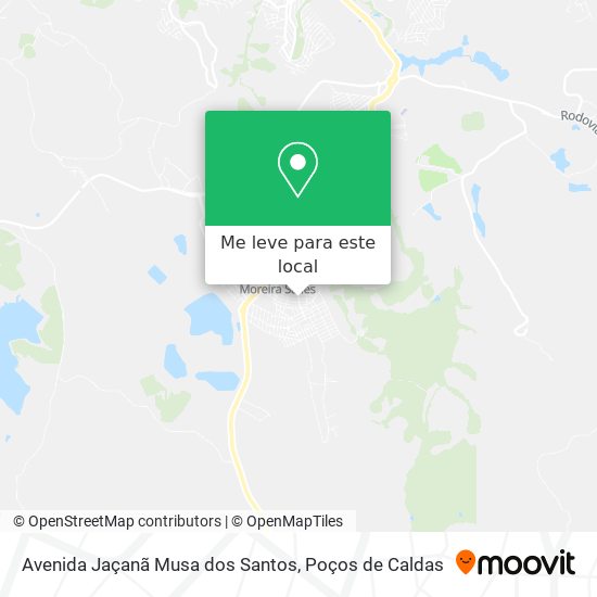 Avenida Jaçanã Musa dos Santos mapa