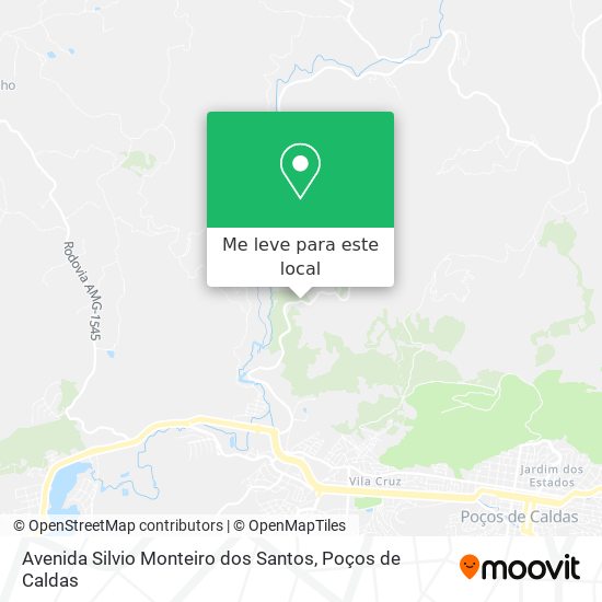 Avenida Silvio Monteiro dos Santos mapa