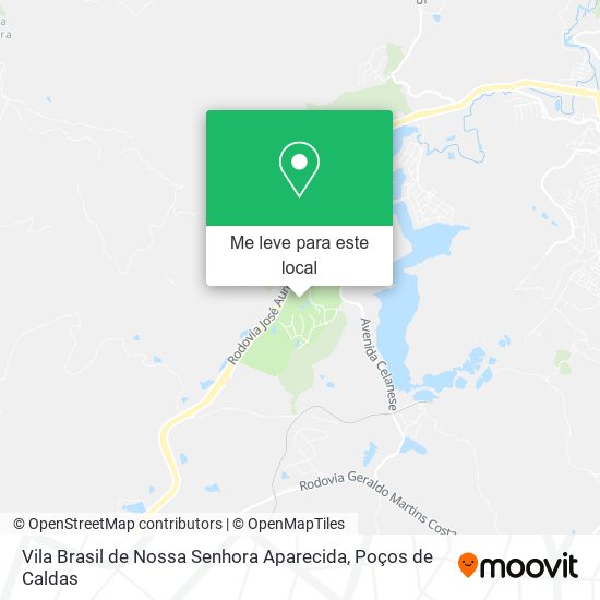 Vila Brasil de Nossa Senhora Aparecida mapa