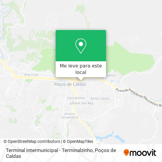 Terminal Intermunicipal - Terminalzinho mapa