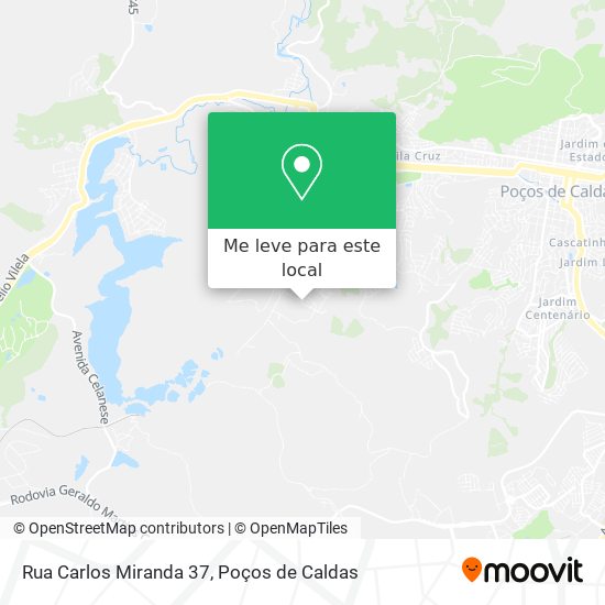Rua Carlos Miranda 37 mapa