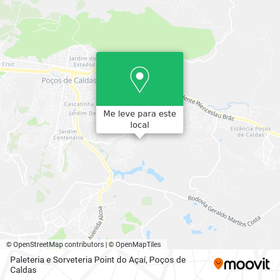 Paleteria e Sorveteria Point do Açaí mapa
