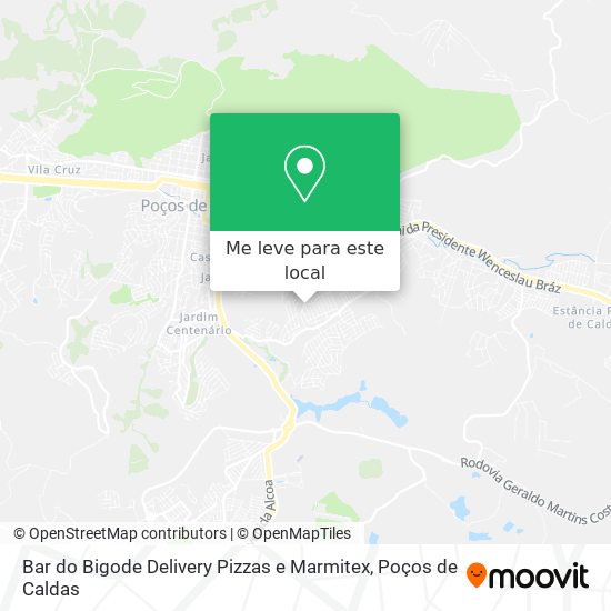 Bar do Bigode Delivery Pizzas e Marmitex mapa