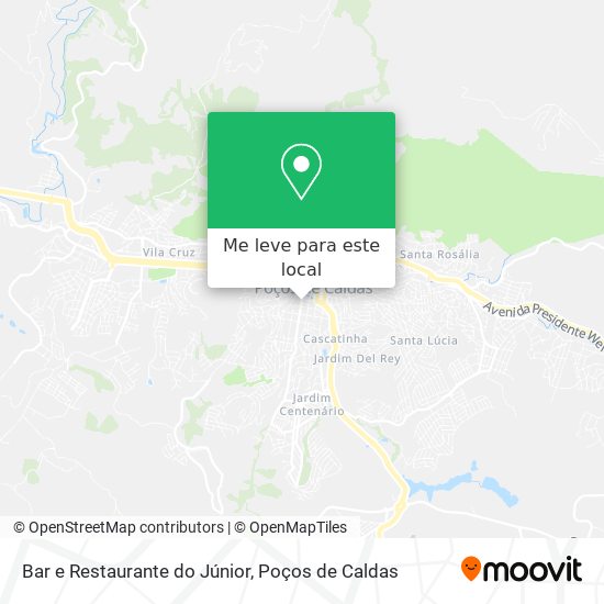 Bar e Restaurante do Júnior mapa