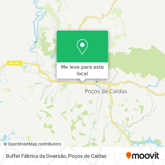 Buffet Fábrica da Diversão mapa