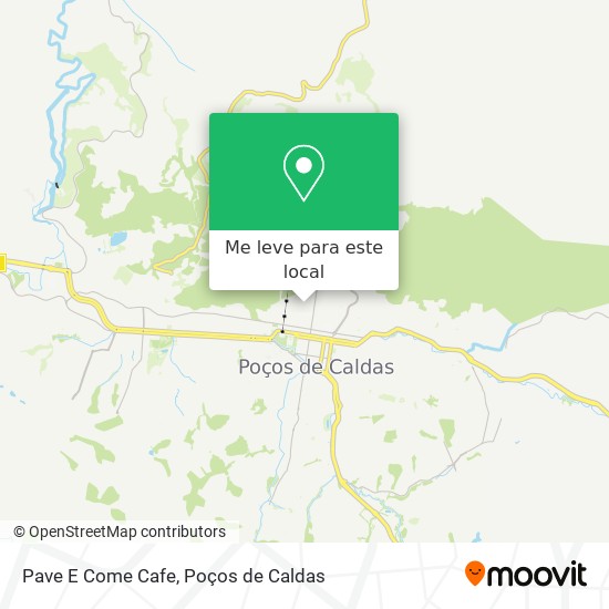 Pave E Come Cafe mapa