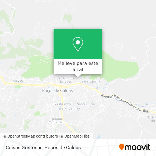 Coisas Gostosas mapa