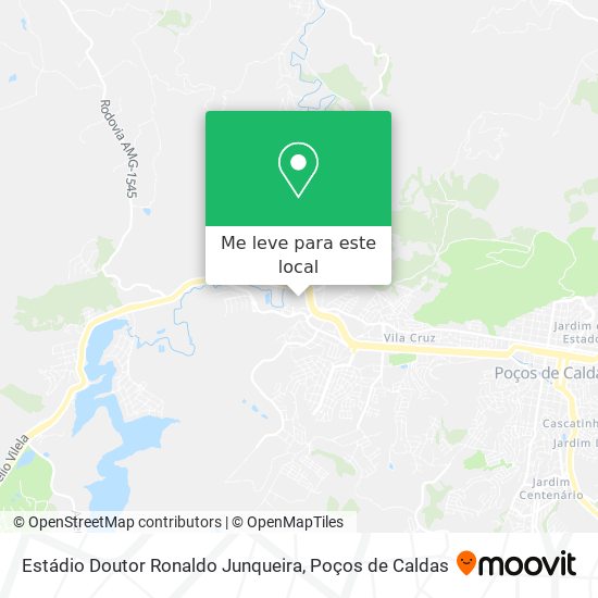 Estádio Doutor Ronaldo Junqueira mapa