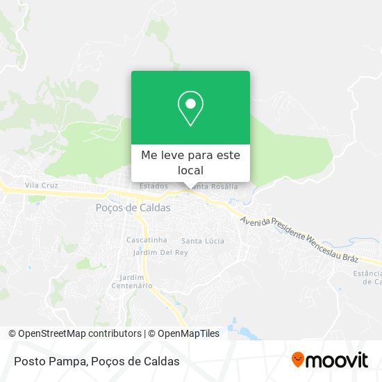 Posto Pampa mapa