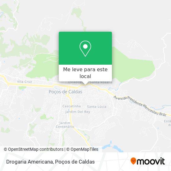 Drogaria Americana mapa