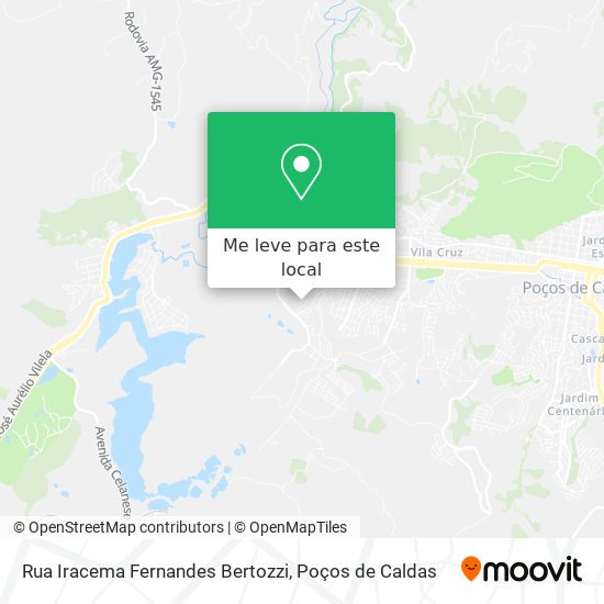 Rua Iracema Fernandes Bertozzi mapa